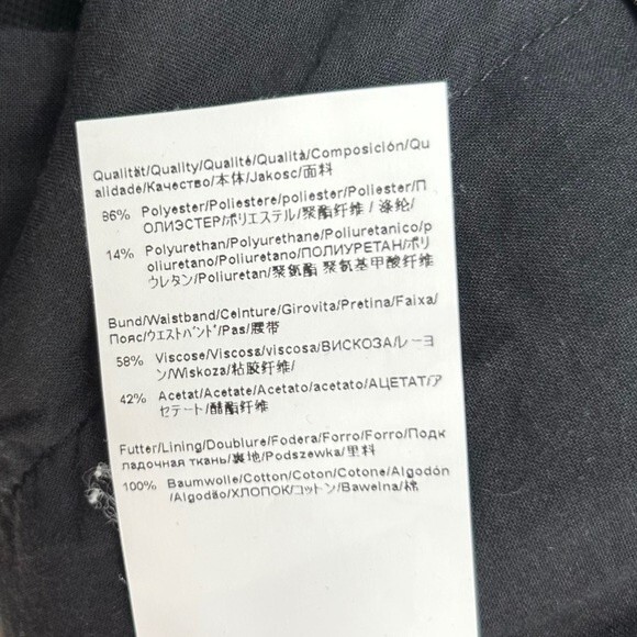 BOSS Hugo Boss Regular-Fit Trouser Pants Stretch Cotton Twill Women's Size 4 - Picture 8 of 8